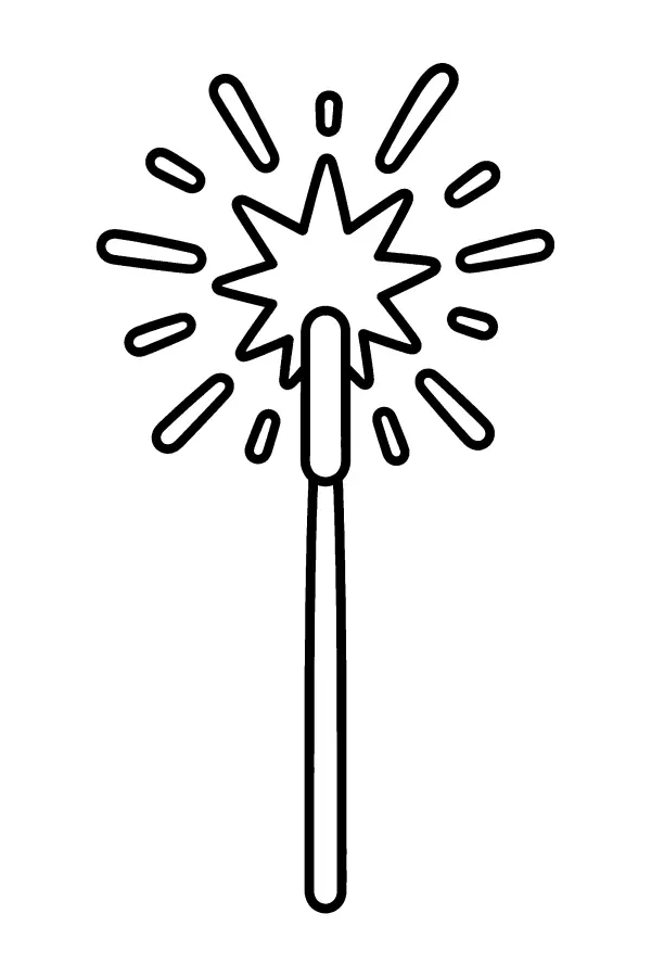 Sparkler Burst