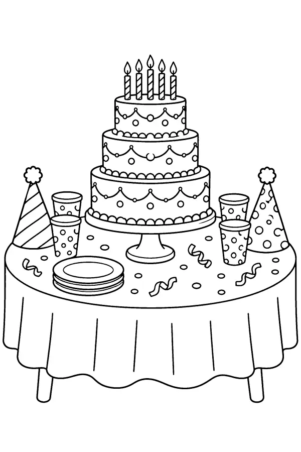 Tiered Cake Table
