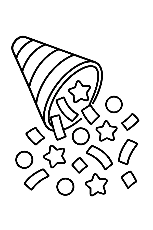 Tipped Confetti Popper