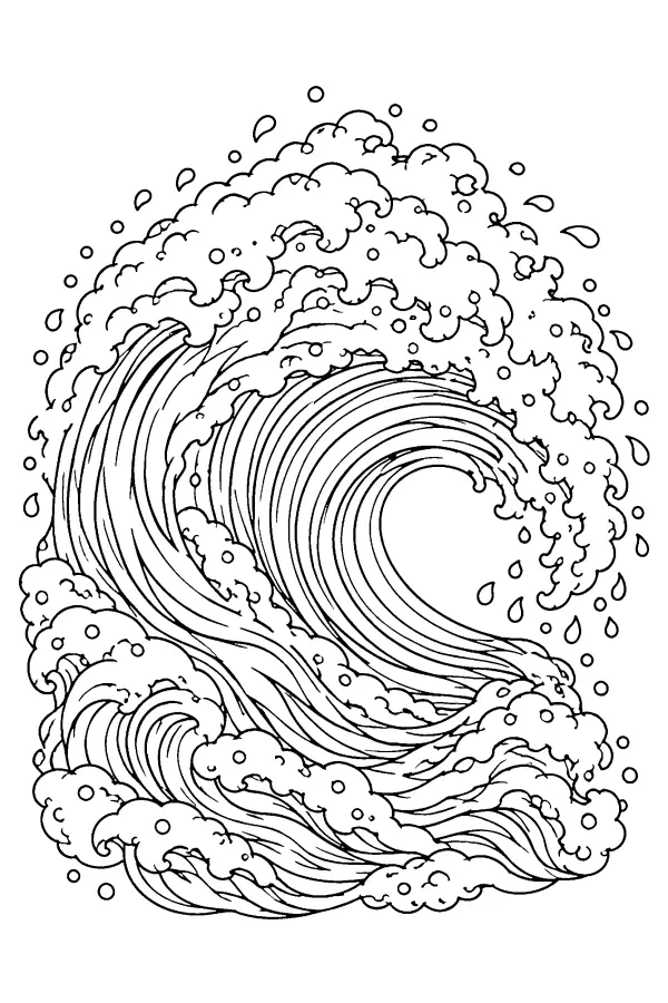 Barrel Curl Wave