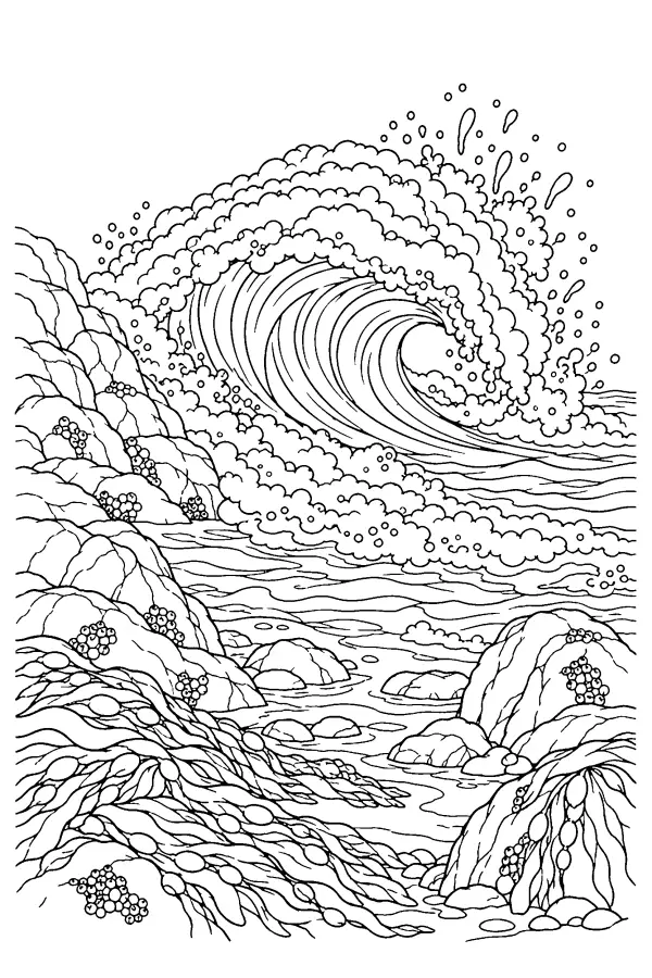 Breaking Shore Wave