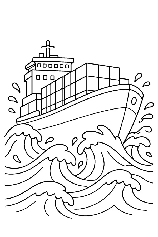 Cargo Ship Waves