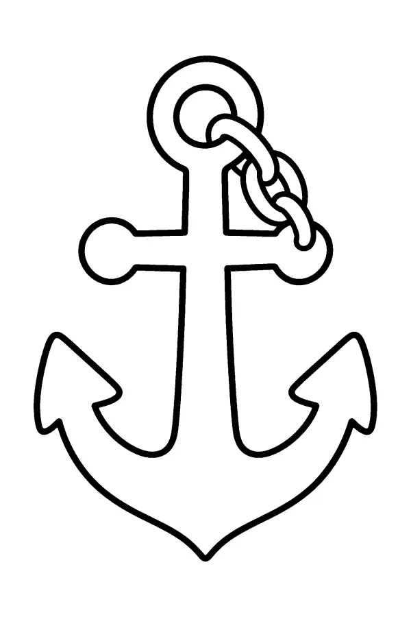 Fluked Anchor Chain