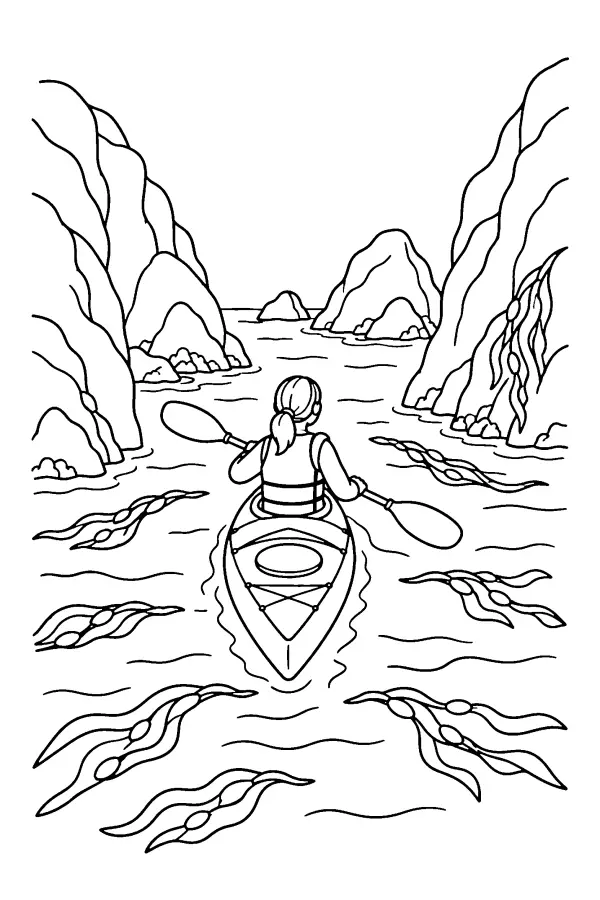 Kayak In Cove
