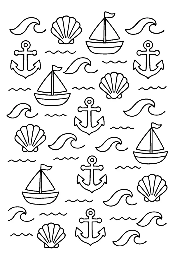 Nautical Motif Pattern