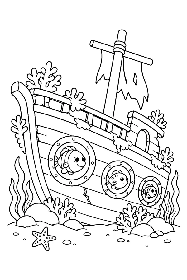 Peaceful Shipwreck