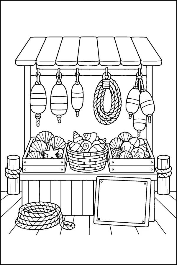 Shell Market Stall