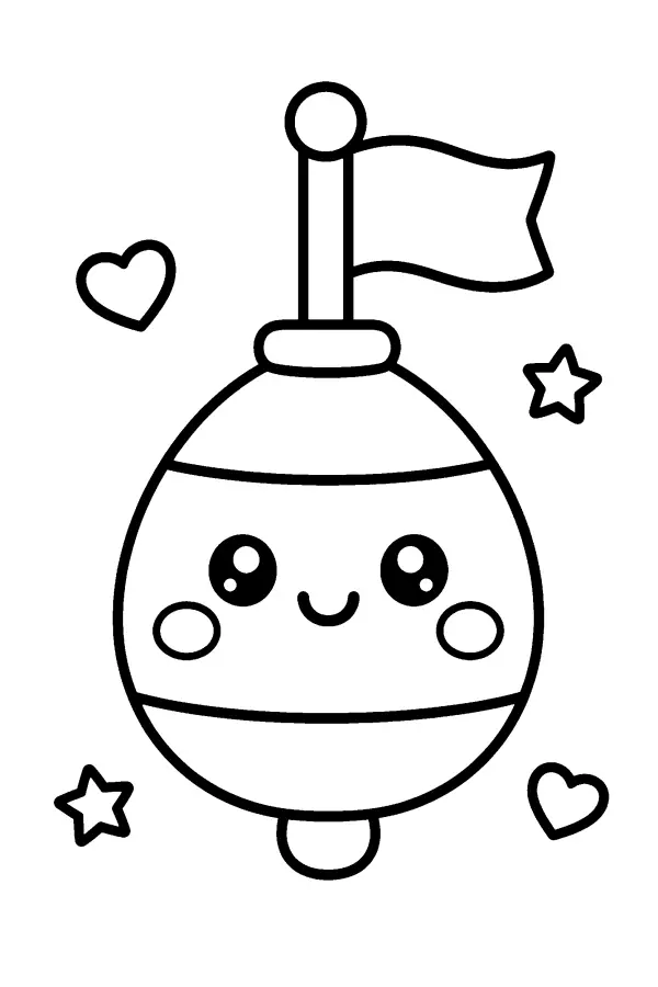 Smiling Flag Buoy