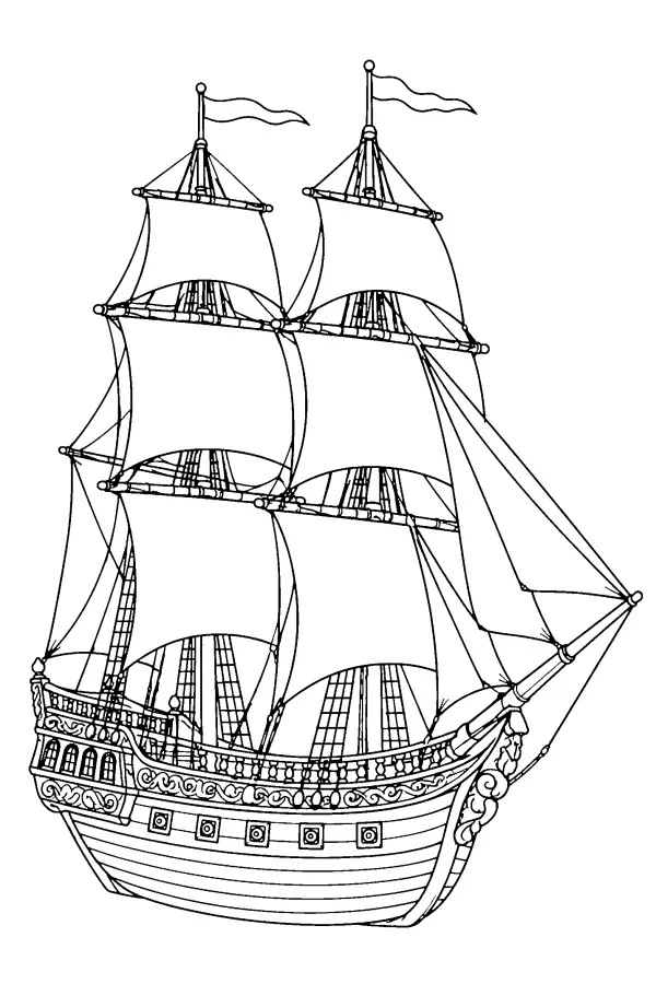 Two Masted Ship