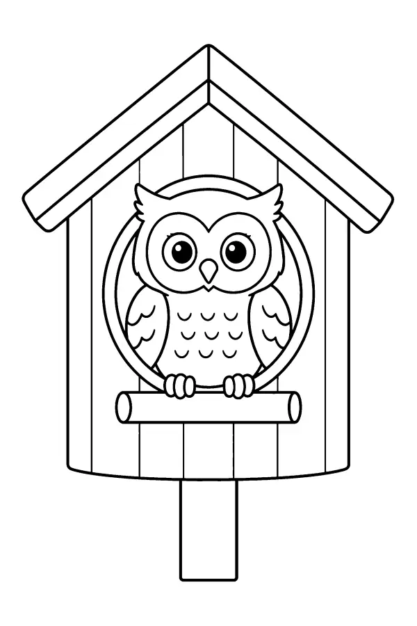 Birdhouse Owl