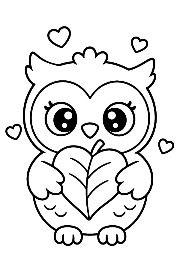 Heart Leaf Owl