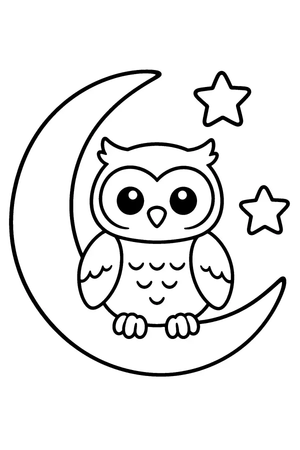 Moonlit Owl