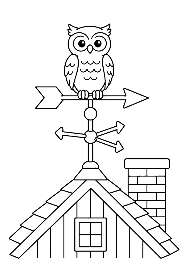 Owl Weather Vane