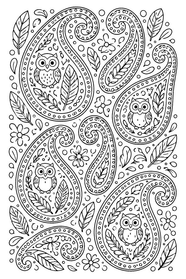 Paisley Owl Garden