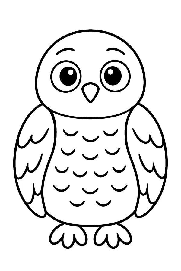 Snowy Owl Standing