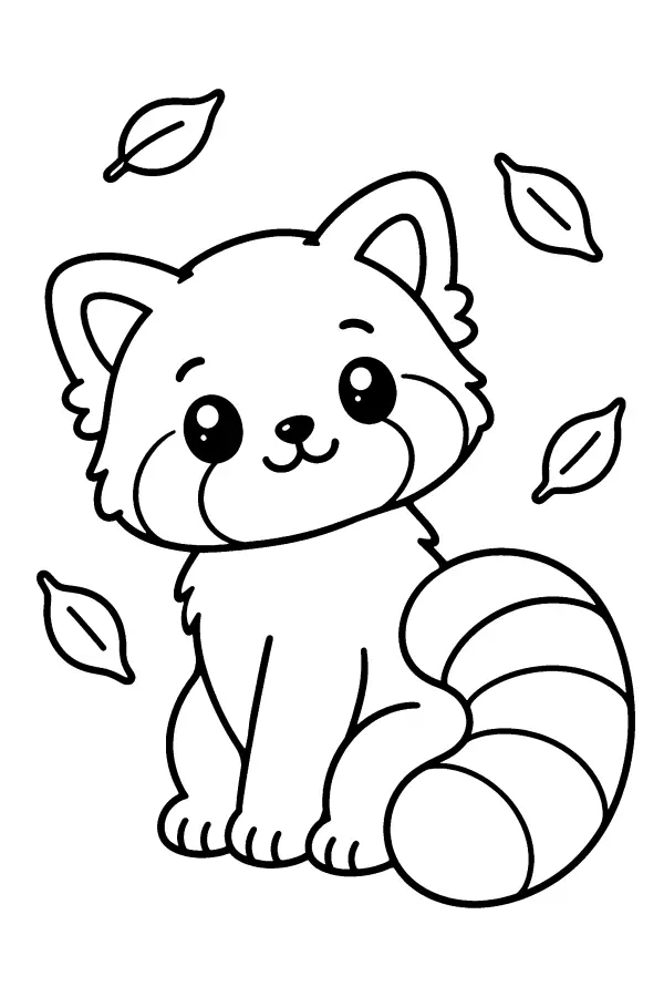 Leafy Red Panda