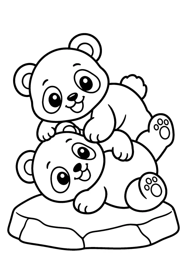 Panda Cub Stack