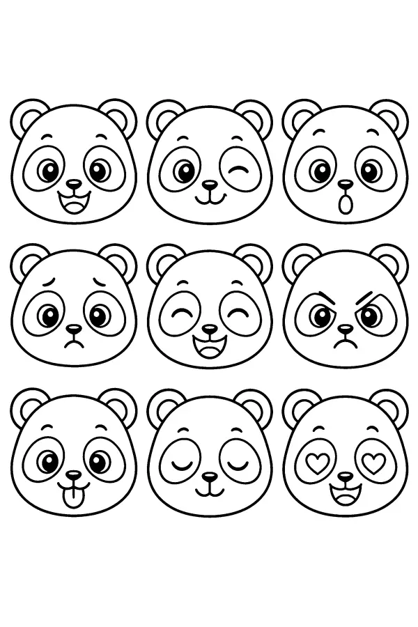 Panda Expression Grid
