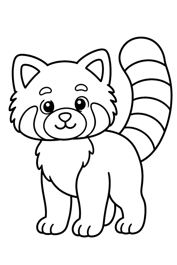 Red Panda Pose