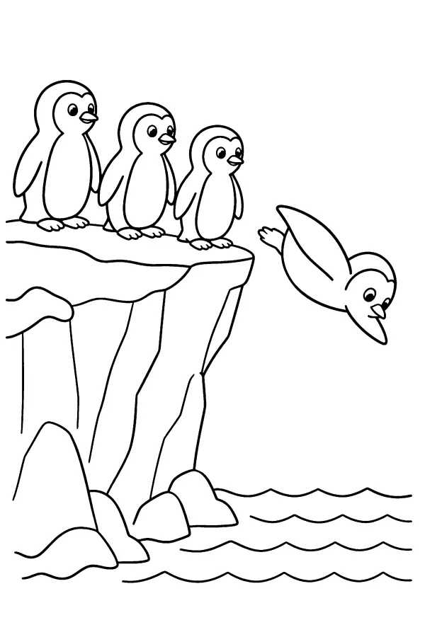 Cliffside Penguin Dive