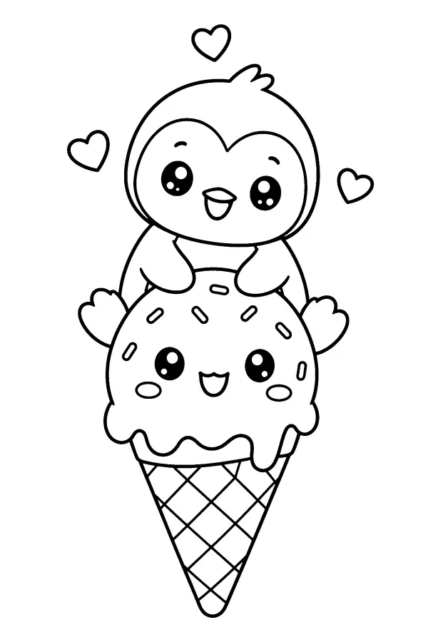 Penguin Cone Treat