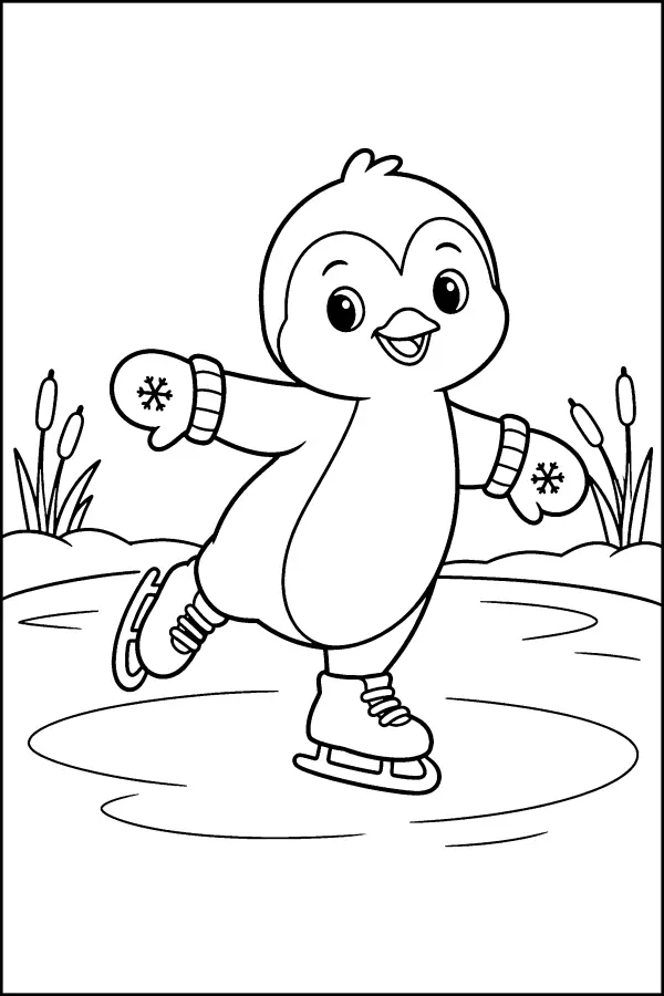 Penguin Ice Skater