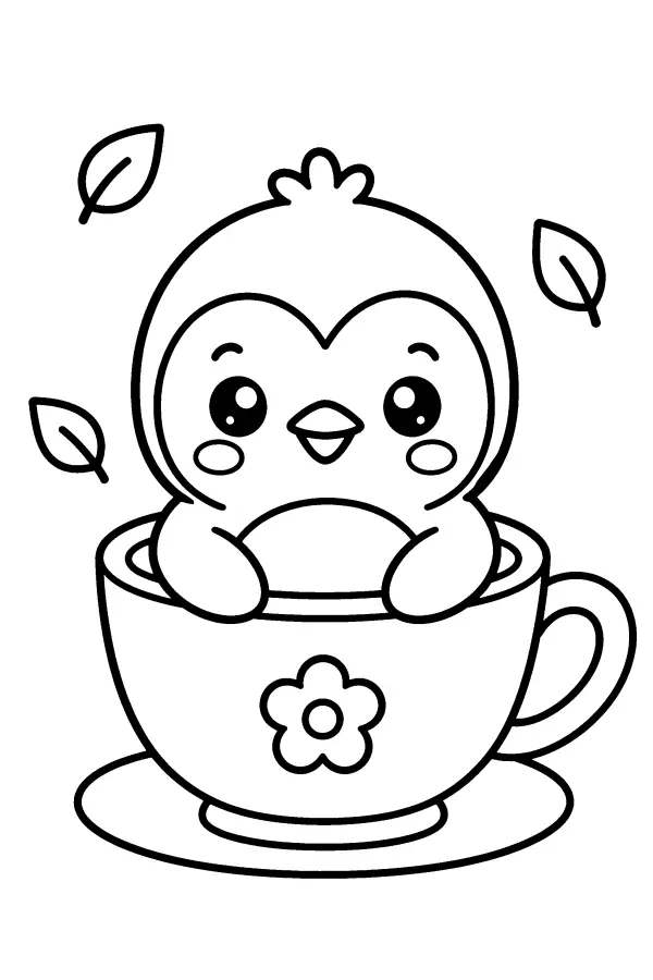 Penguin In Teacup