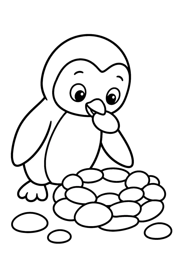 Penguin Pebble Nest