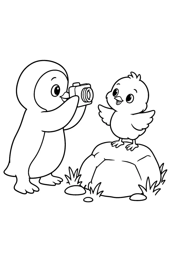 Penguin Photo Pose