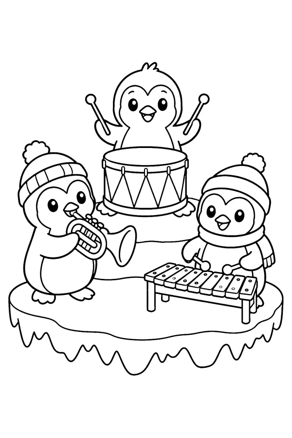 Penguin Snow Band