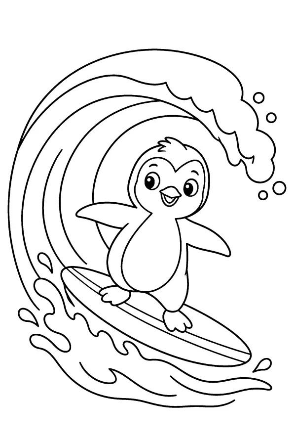 Penguin Wave Ride