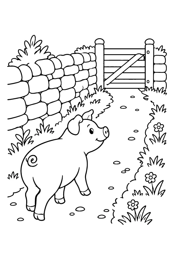 Pig By The Gate