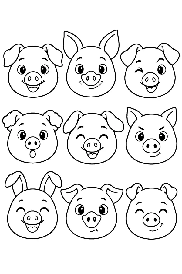 Pig Face Grid