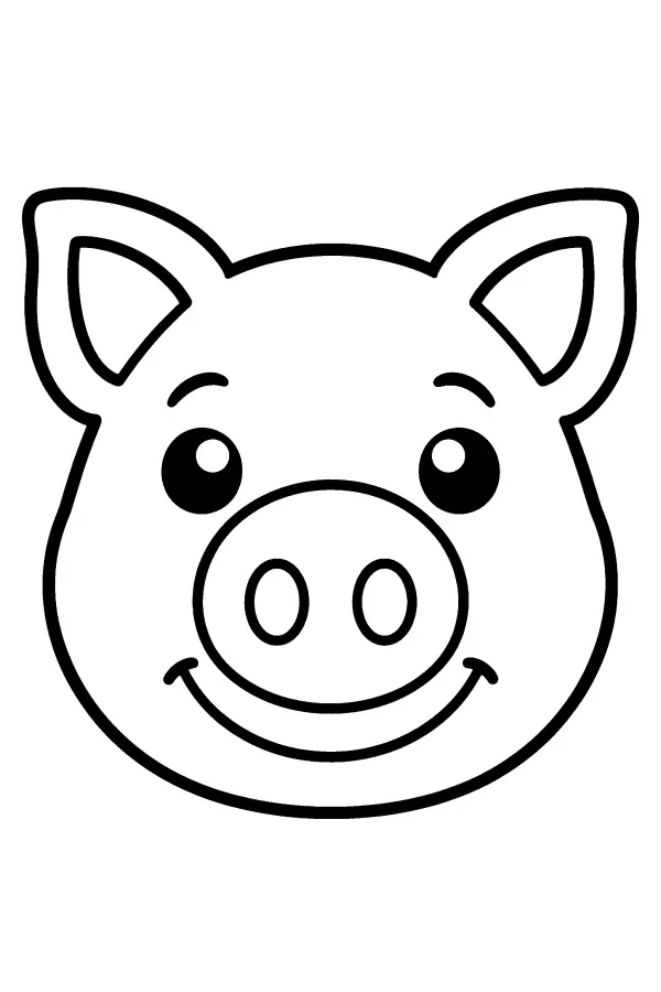 Pig Face Portrait