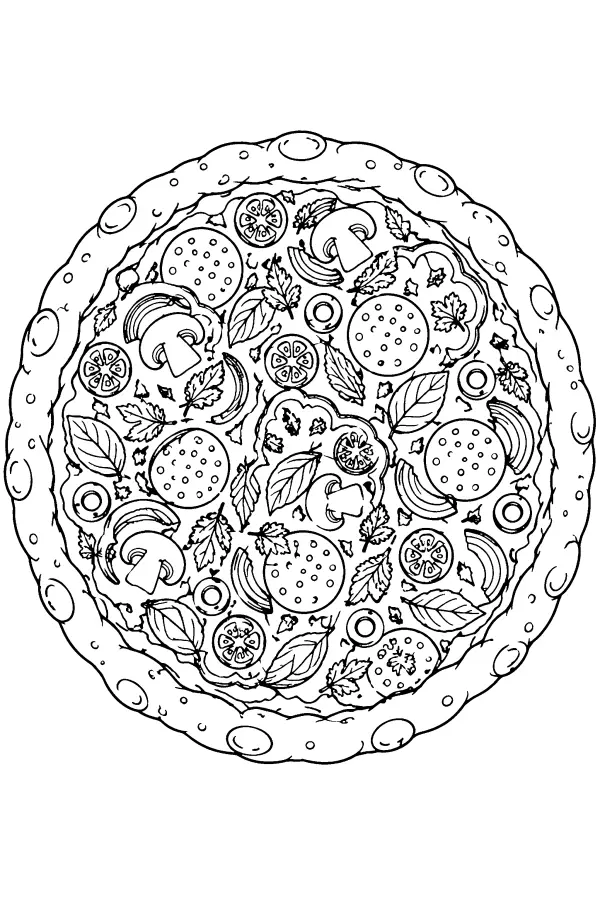 Herb Topped Pizza