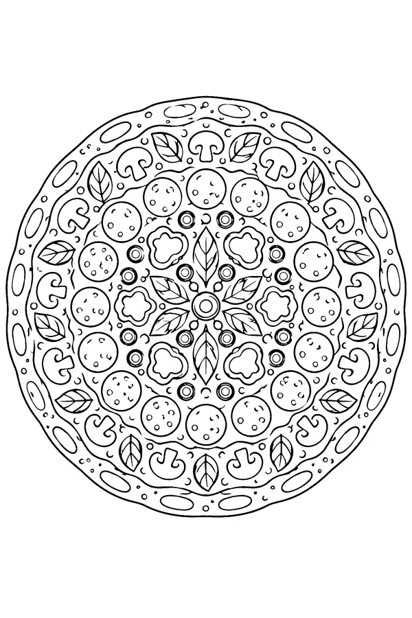 Pizza Mandala