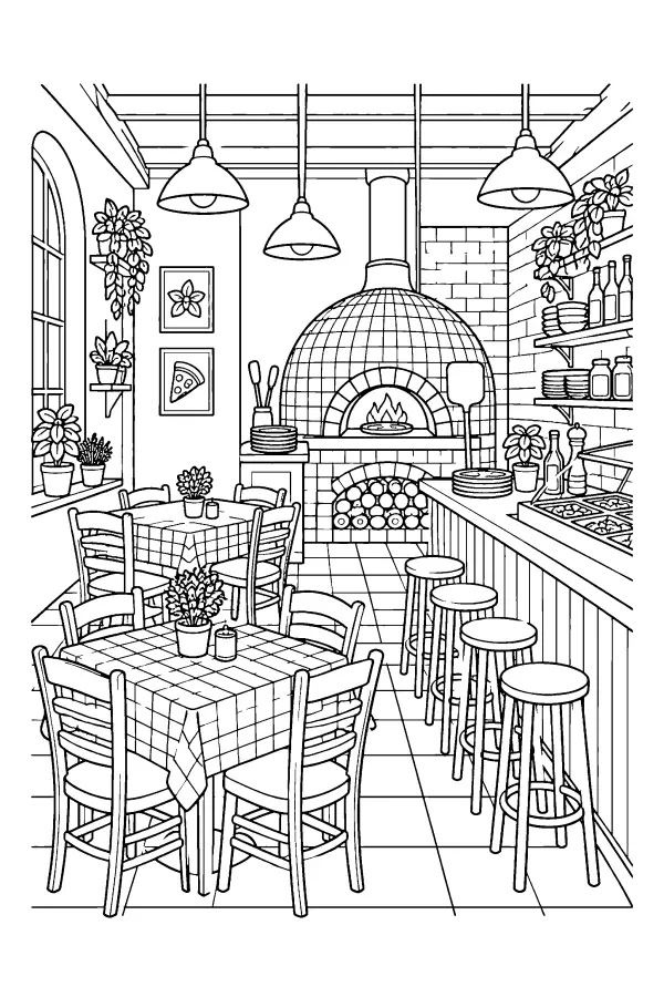 Pizza Oven Interior