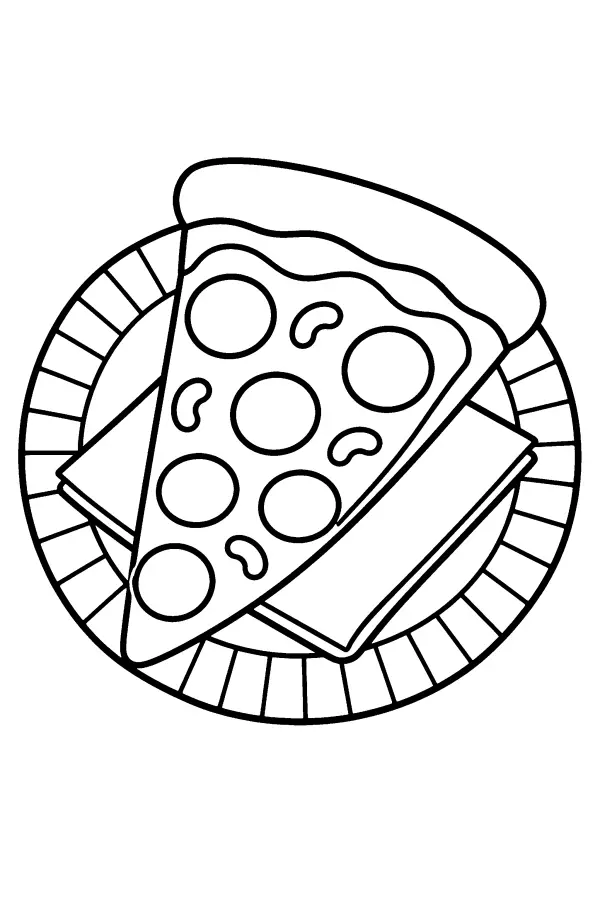 Pizza Plate Slice