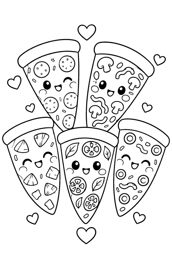 Pizza Slice Friends