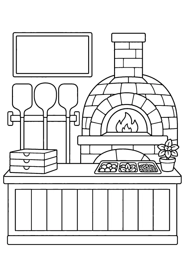 Pizzeria Counter