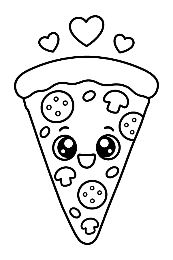 Smiling Pizza Slice