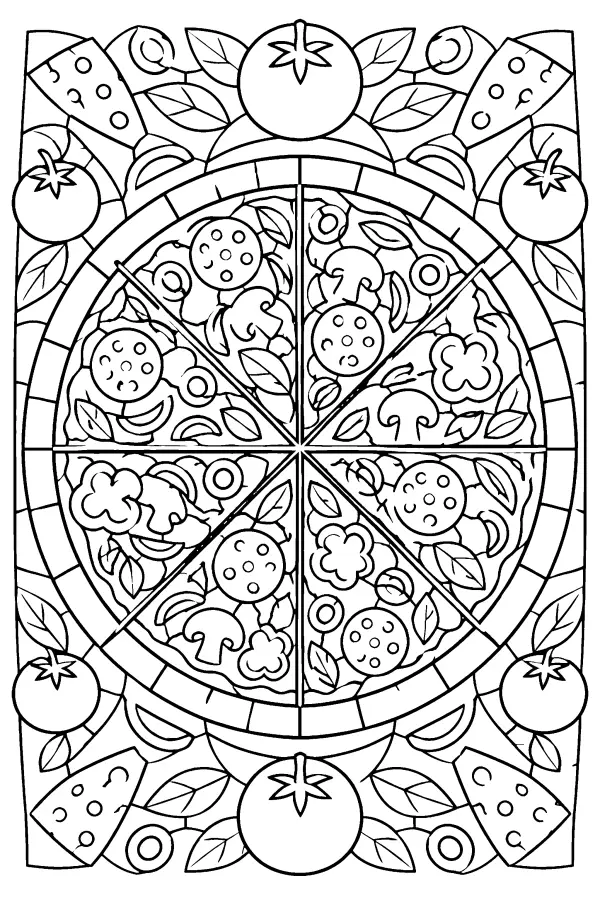 Stained Glass Pizza
