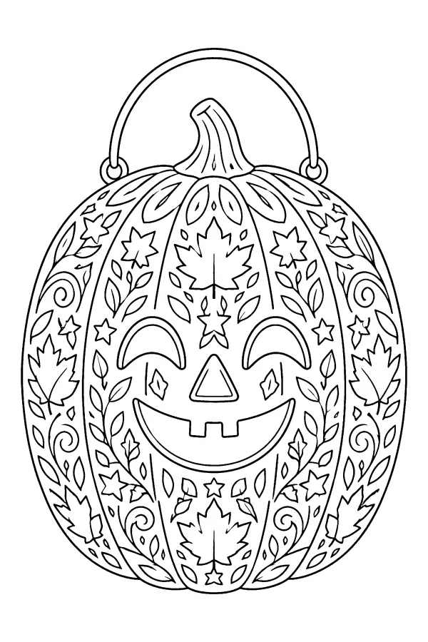Carved Lantern Pumpkin