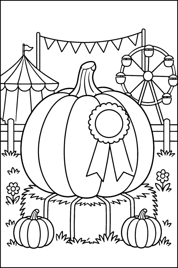 Prize Pumpkin at the Fair