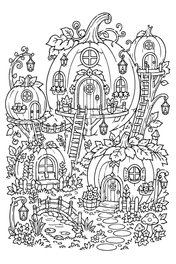 Pumpkin Fairy Village