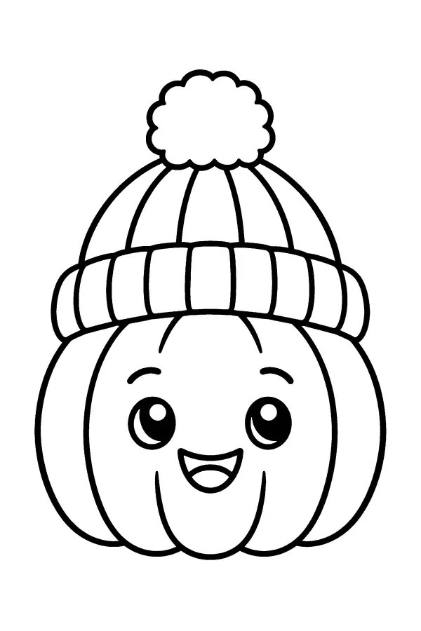 Pumpkin in a Beanie
