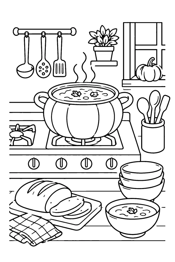 Pumpkin Soup Pot