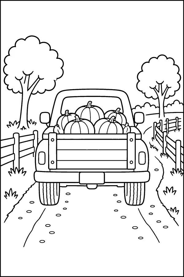 Pumpkin Truck