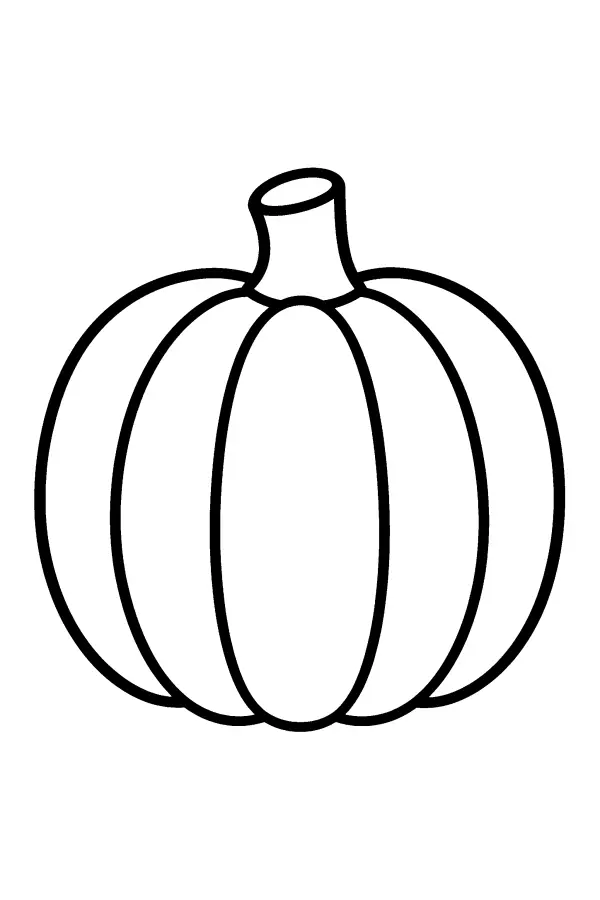 Round Ribbed Pumpkin