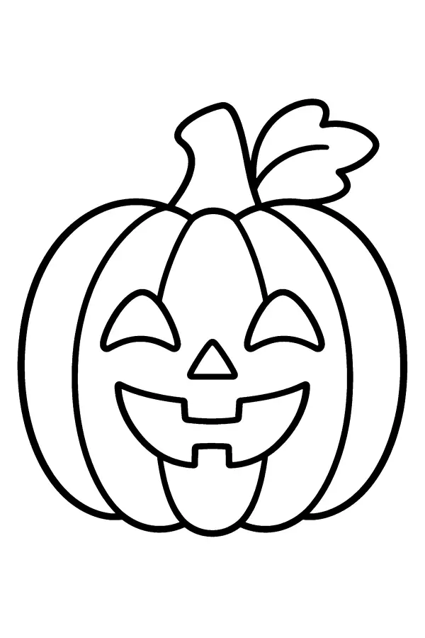 Smiling Carved Pumpkin